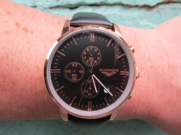 Годинник чоловічий наручний Guanquin Digit 8801 фото