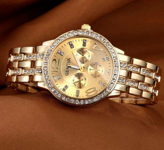 Годинник жіночий наручний Geneva Gold 7223 фото