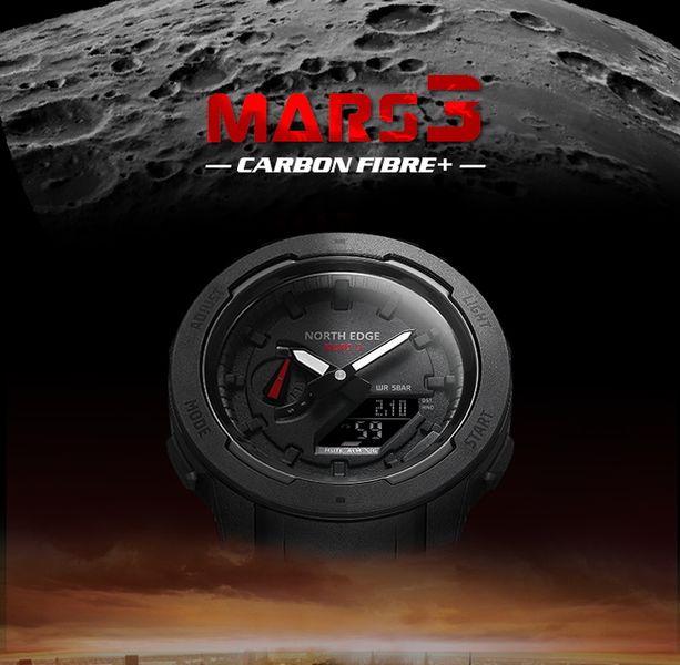 Годинник чоловічий наручний North Edge Profi Mars3 1499 фото