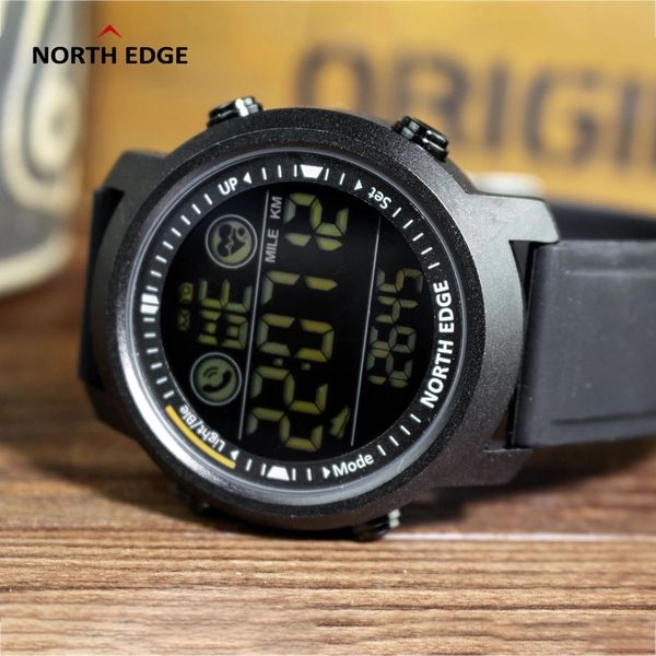 Годинник чоловічий наручний North Edge Laker Black 5BAR 9990 фото