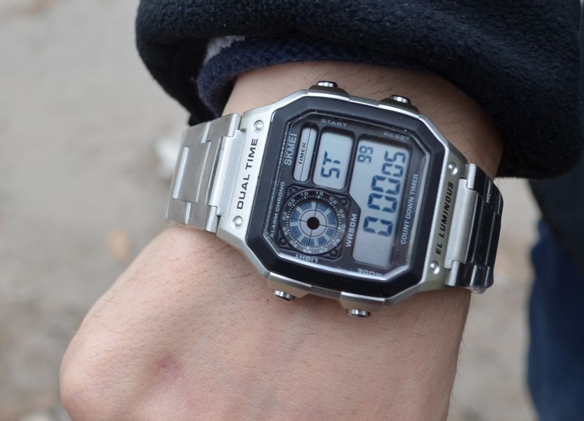 Годинник чоловічий наручний Skmei Ripple Silver 1335S 1335S фото