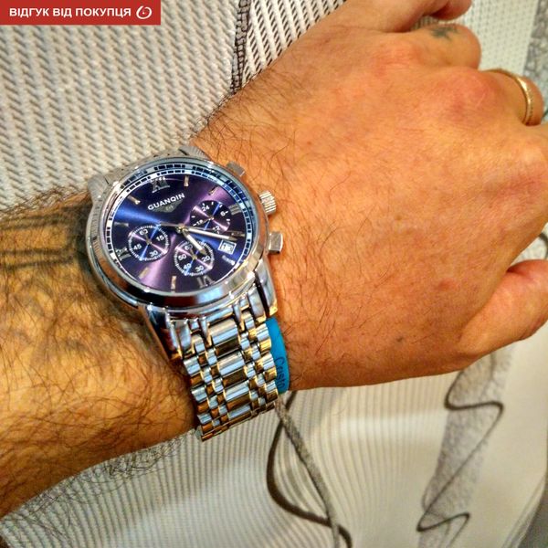 Годинник чоловічий наручний Guanquin Liberty 8802 фото