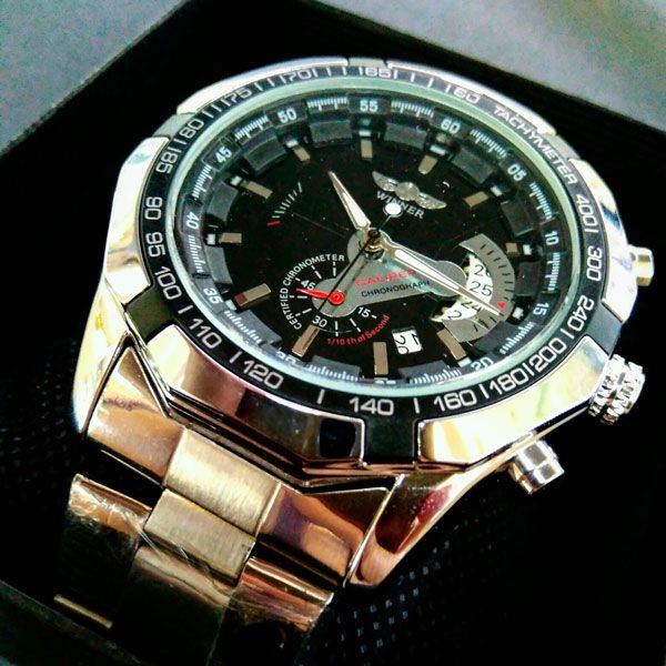 Годинник чоловічий наручний Winner Titanium 1038 фото