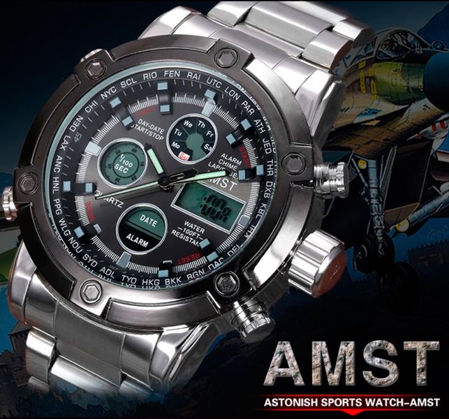 Годинник чоловічий наручний AMST Mountain Steel 1241 фото