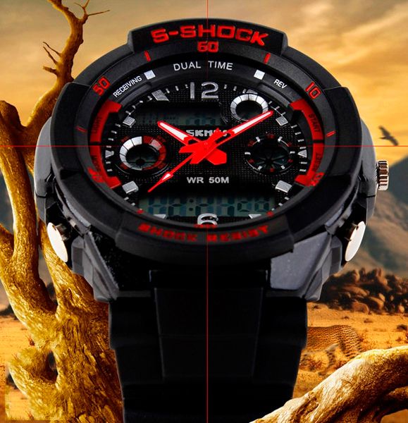 Годинник наручний Skmei S-Shock Red 0931R 0931R фото
