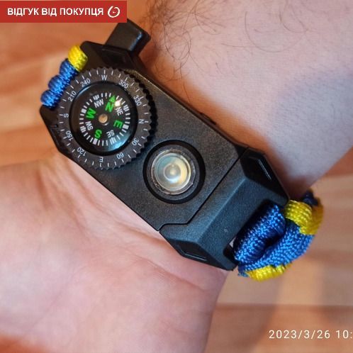 Годинник чоловічий наручний Besta NanoBand Ukraine із компасом 6 в 1 9986 фото