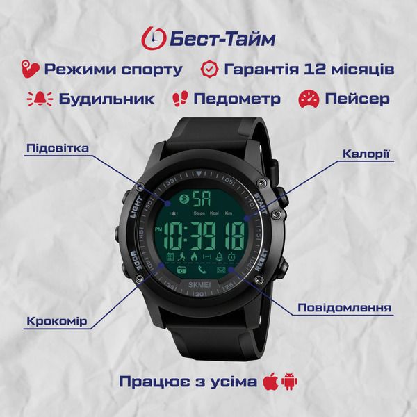 Годинник чоловічий наручний Skmei Dynamic 1321 1321 фото