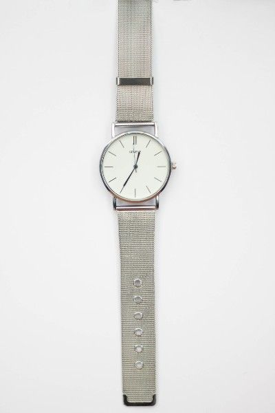 Годинник жіночий наручний Geneva Steel Silver 1366 фото