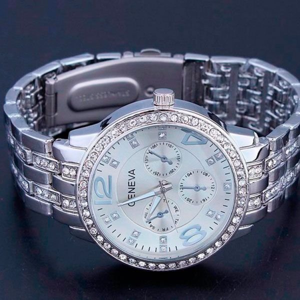 Годинник жіночий наручний Geneva Silver 1320 фото